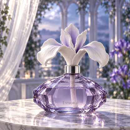 Evnoral Iris Bloom Reed Diffuser fragrance object view